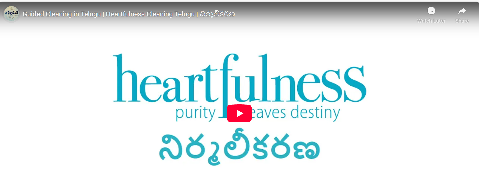 Guided Cleaning (Telugu)